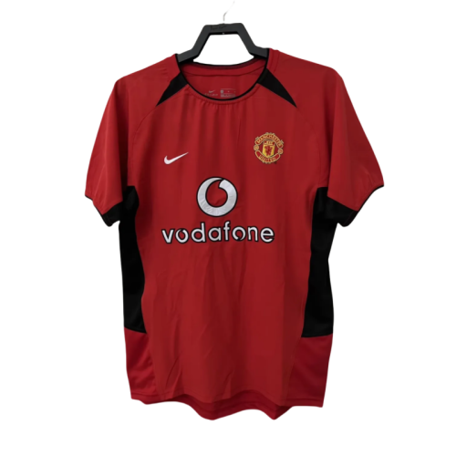 2002-04 Mens Manchester United Retro Home red  Jersey