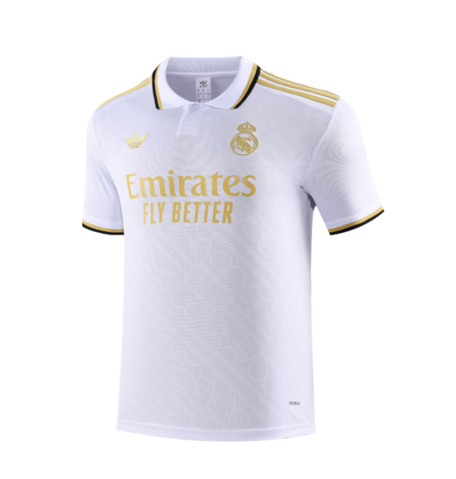 2025-26  Real Madrid White Training shirt  Soccer Jersey