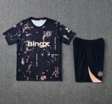 2025-26 Mens Chelsea black  Short Training Suit  Jersey