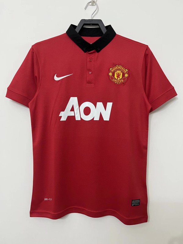2012-13 Mens Manchester United Retro Home red  Jersey