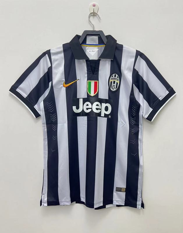 2014-15 Mens Juventus home Retro soccer Jersey