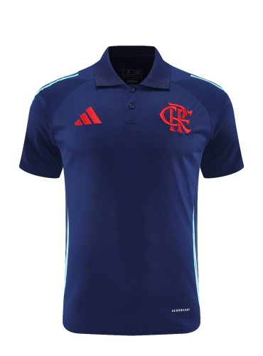 2025-26 Mens Flamengo blue Polo Shirt