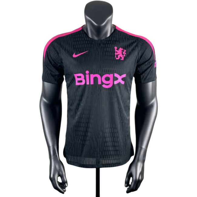 2025-26 Mens Chelsea black  Player Edition  Training shirt Jersey