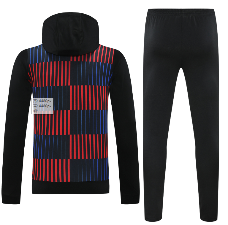 2024/25  Mens Barcelona Hoodie Sweatshirt + Pants Training Suit