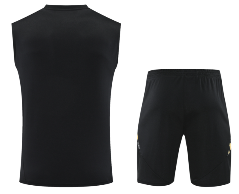 2024-25 Mens  Real Madrid black Vest short training