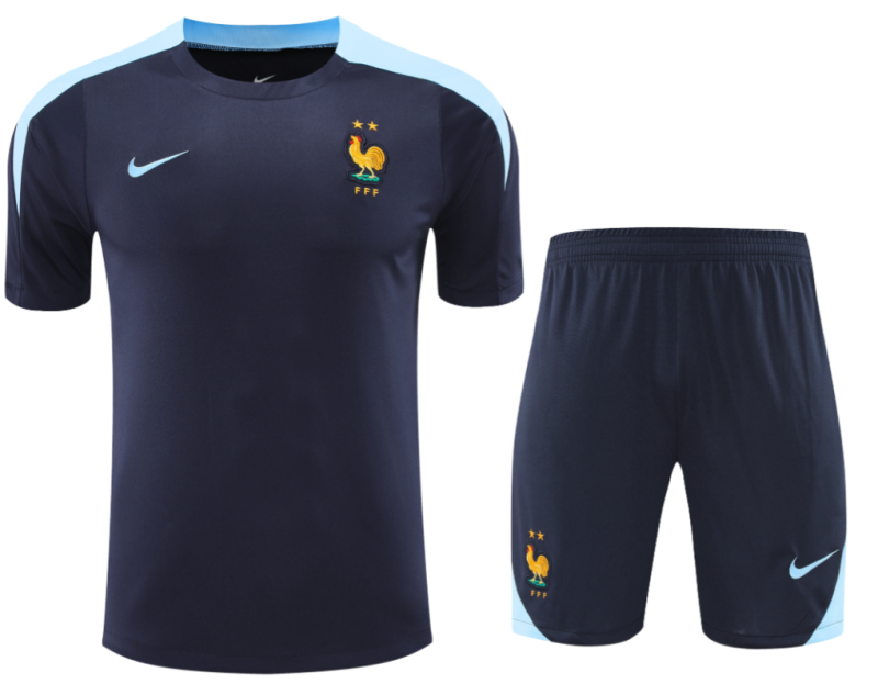 24-25Mens France blue Training Short Suit