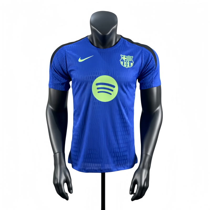 2025-26Mens Barcelona  Player blue Version Training Shirts