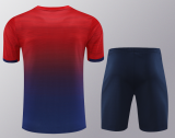24-25Mens PSG Red Blue Training Short Suit