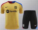 24-25 Mens Barcelona  yellow Training Short Suit