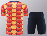 24-25 Mens Barcelona  reddish yellow Training Short Suit