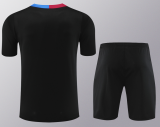 2025-26 Mens Barcelona  black Short Training Suit