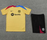 24-25 Mens Barcelona  yellow Training Short Suit