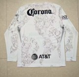 2024-25 Mens Club America Pre match white long sleeved shirt