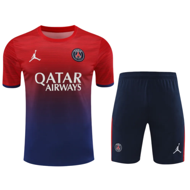 24-25Mens PSG Red Blue Training Short Suit