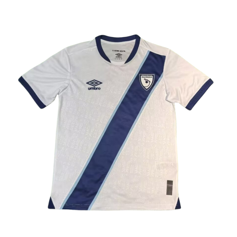 2025-26 Mens  Guatemala home  white  Soccer Jersey