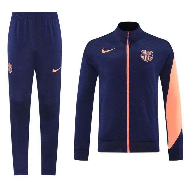 2024-25Mens Barcelona royal blue Jacket Tracksuit Suit