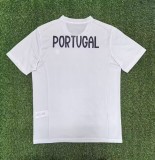 2025-26Mens Portugal White soccer Jersey
