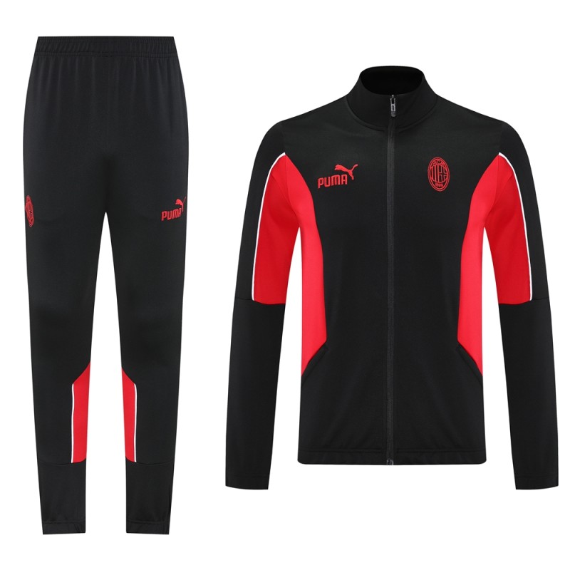 2025 Mens AC Milan Black  Jacket  Training Suit