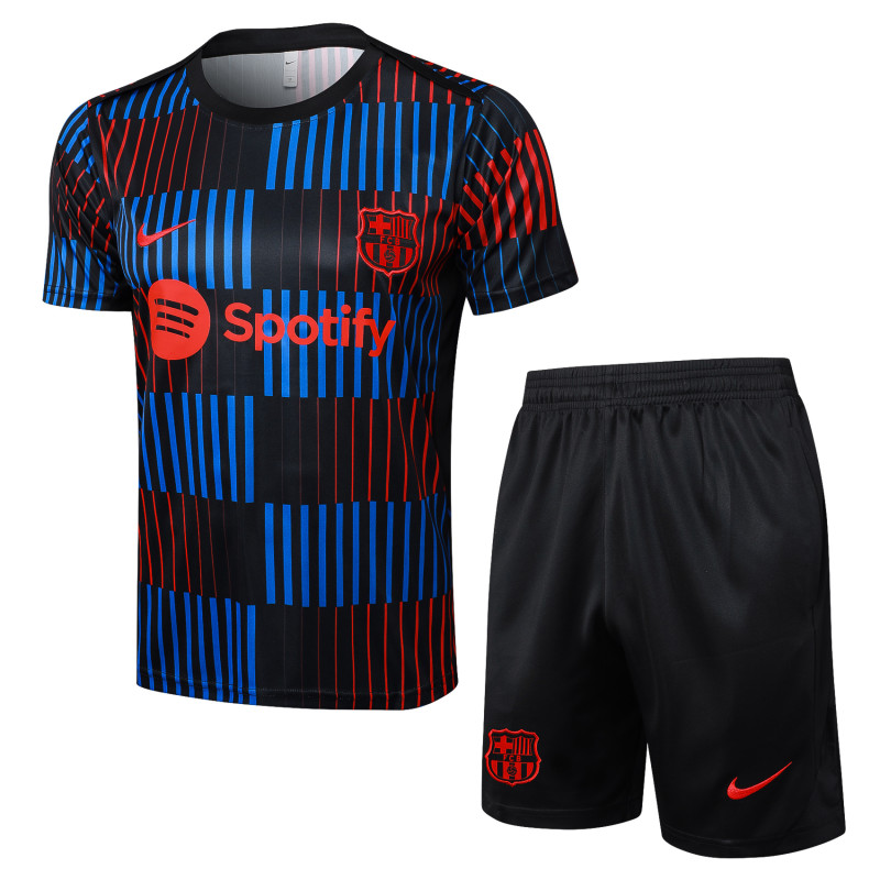 25-26 Mens  Barcelona Red blue Training Short Suit