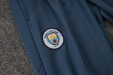 Mens Manchester City half Training Suit light blue  2024/25
