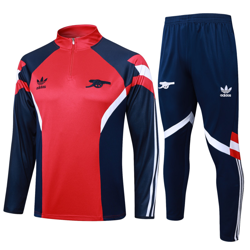 2024/25 Mens Arsenal  red  Half Pull Tracksuit
