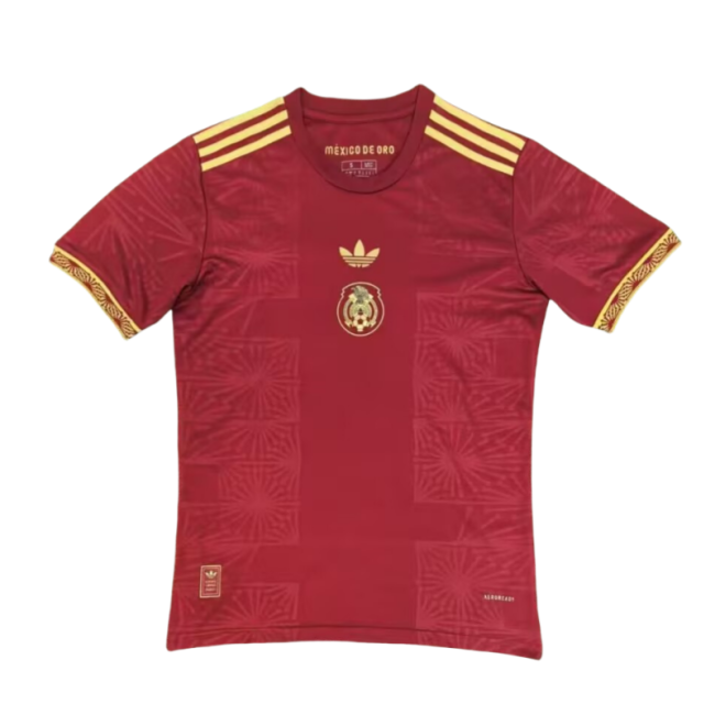 2024-25Mens Mexico golden red cup Special Edition Fans Soccer Jersey