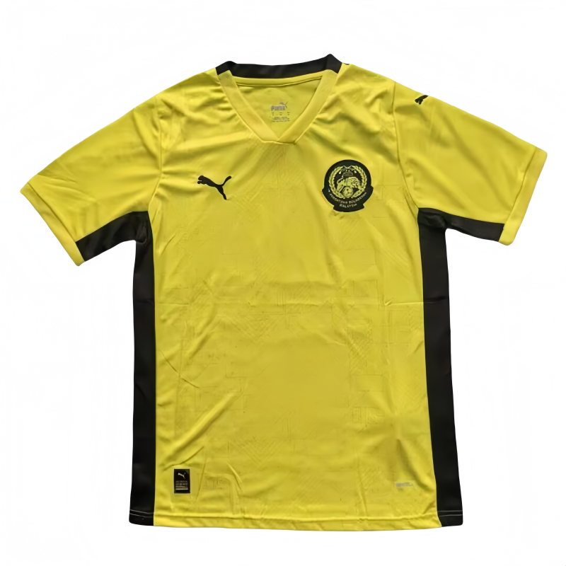 2025-26 Mens Malaysia home yellow soccer  jersey