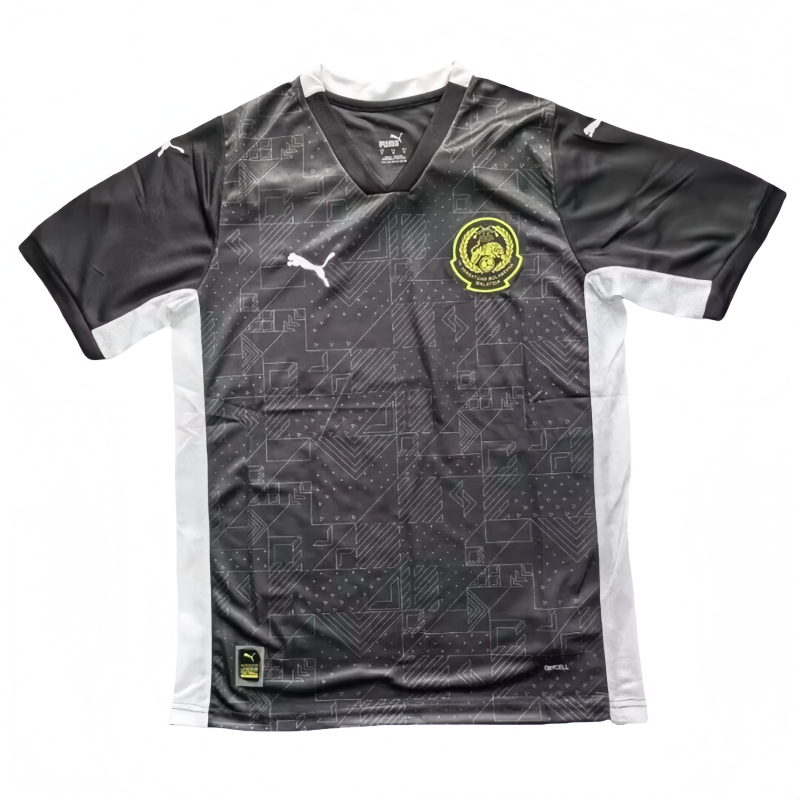 2025-26 Mens Malaysia away black soccer  jersey
