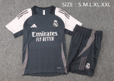 2024-25 Mens Real Madrid  grey Training Short Suit