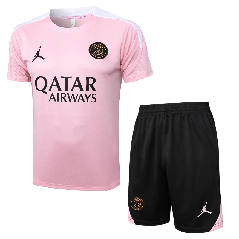 24-25Mens PSG Pink Training Short Suit