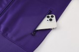 2024-25 Mens   Real Madrid  Purple  Jacket Training Suit
