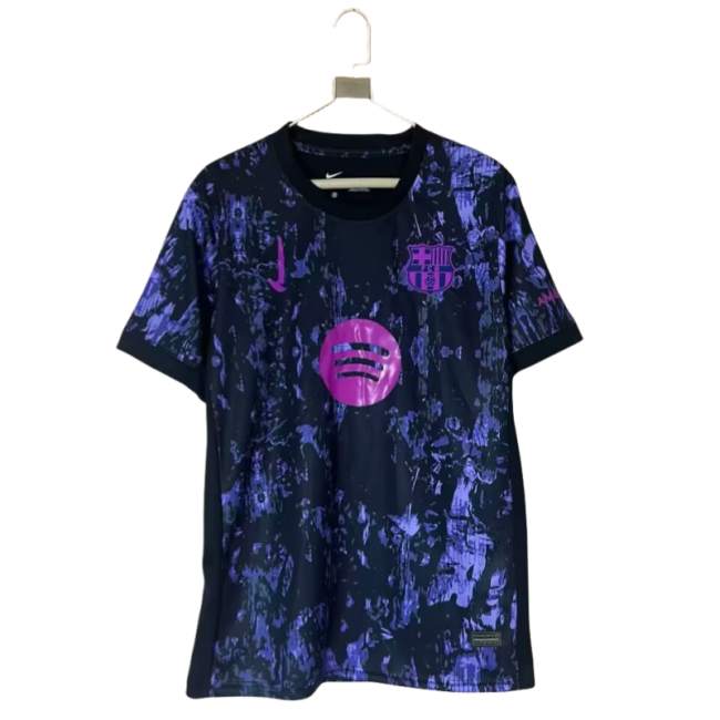 2025-26 Mens Barcelona dark purple Special Edition Soccer Jersey