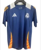 2025-26 Mens Real Madrid  blue Soccer Jersey