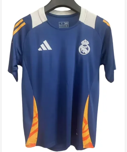 2025-26 Mens Real Madrid  blue Soccer Jersey