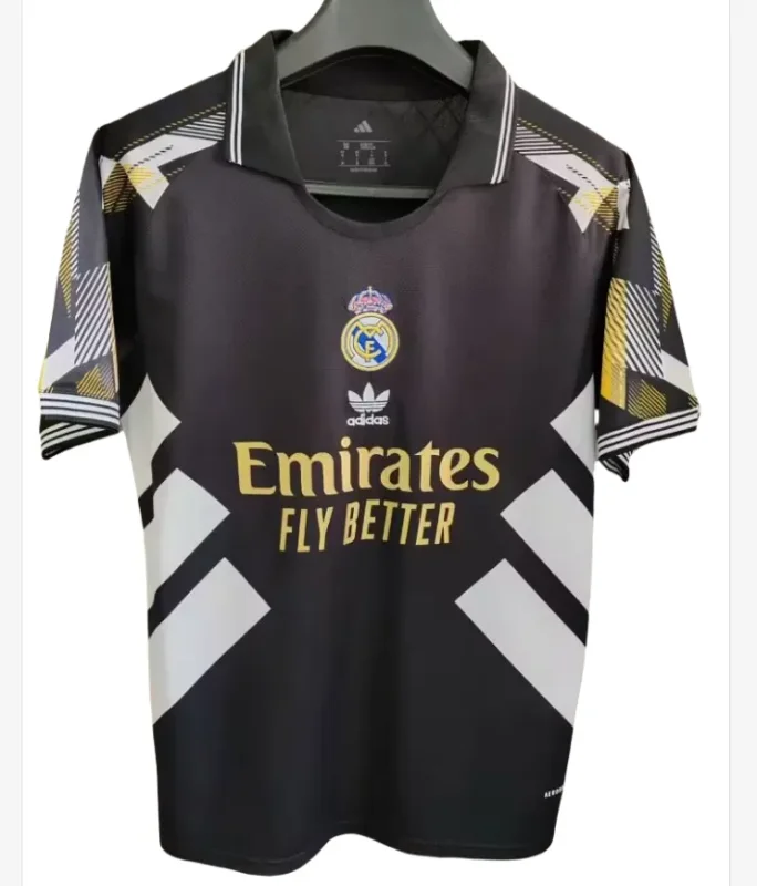 2025-26 Mens Real Madrid  Special Edition Black  Soccer Jersey