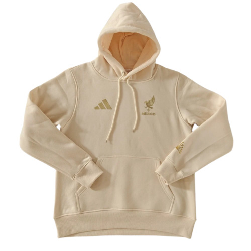 2025Mens  Mexico Light yellow 125th anniversary hoodie Soccer Jersey