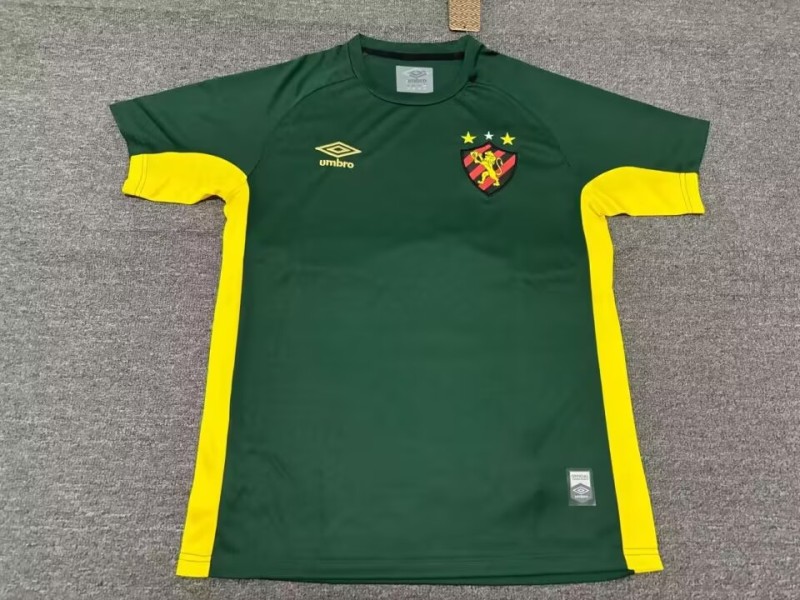 2025-26 Mens Recife Sports away green Fans Soccer Jersey