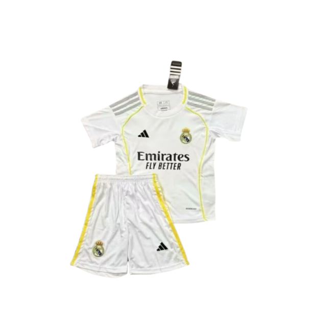2025-26 Kids Real Madrid home soccer Jersey