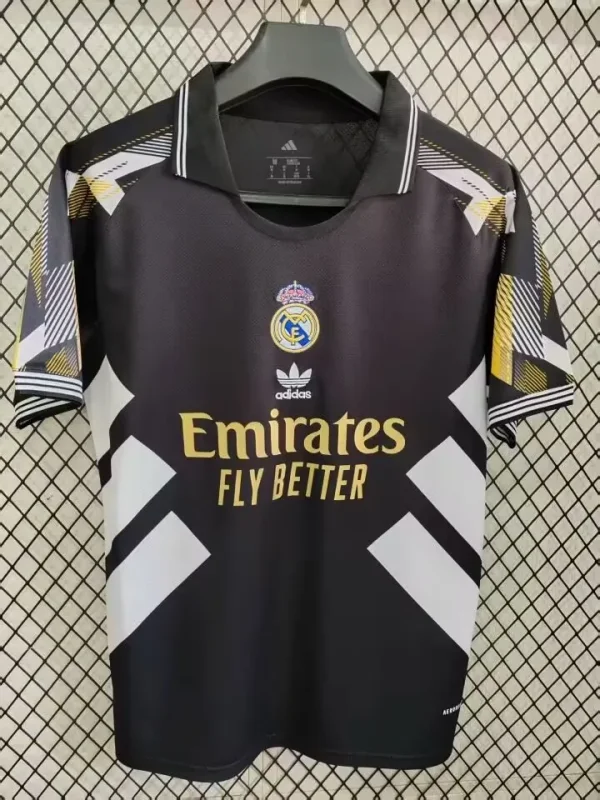 2025-26 Mens Real Madrid  Special Edition Black  Soccer Jersey