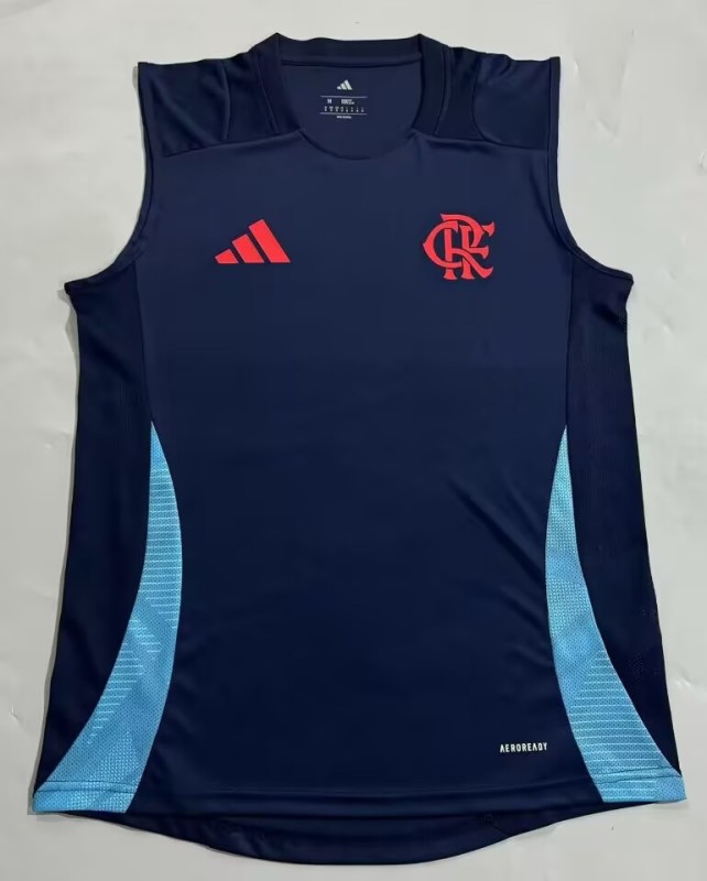 2025-26Mens  Flamengo navy blue Vest Training shirts