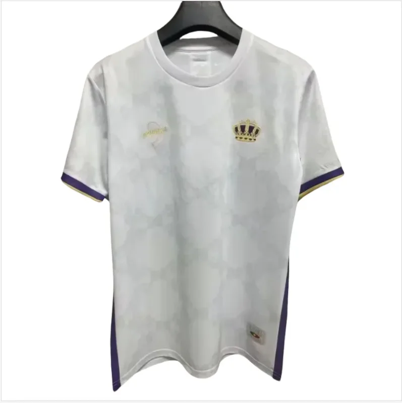 2025-26 Mens Real Madrid   White pre-match Soccer Jersey
