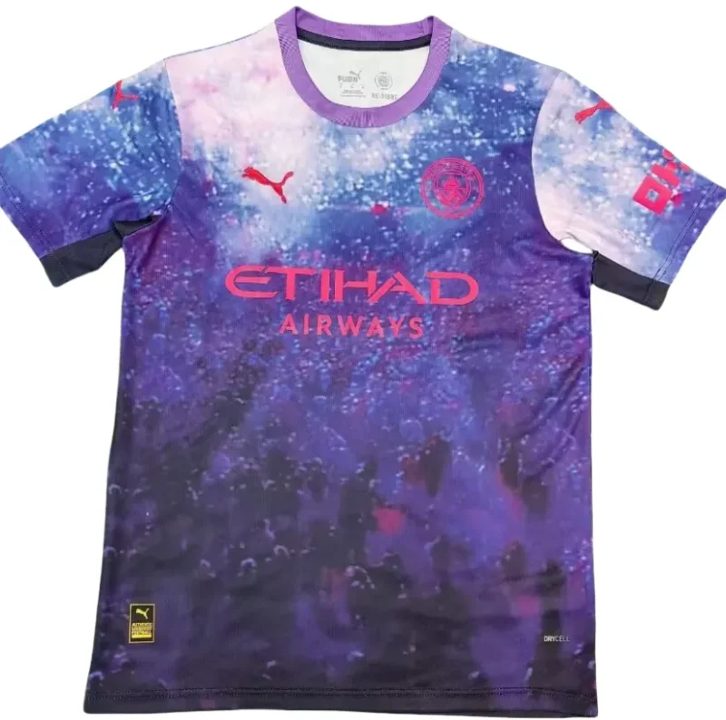 2025/26 Mens Manchester City  Purple Concept Fans Version  soccer Jersey
