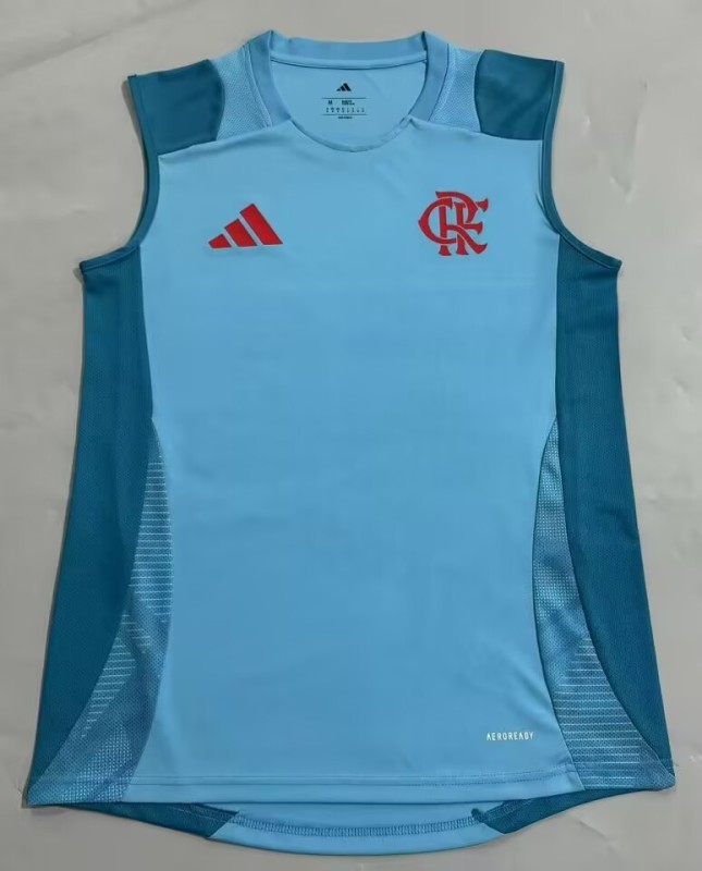 2025-26Mens  Flamengo Blue  Vest Training shirts