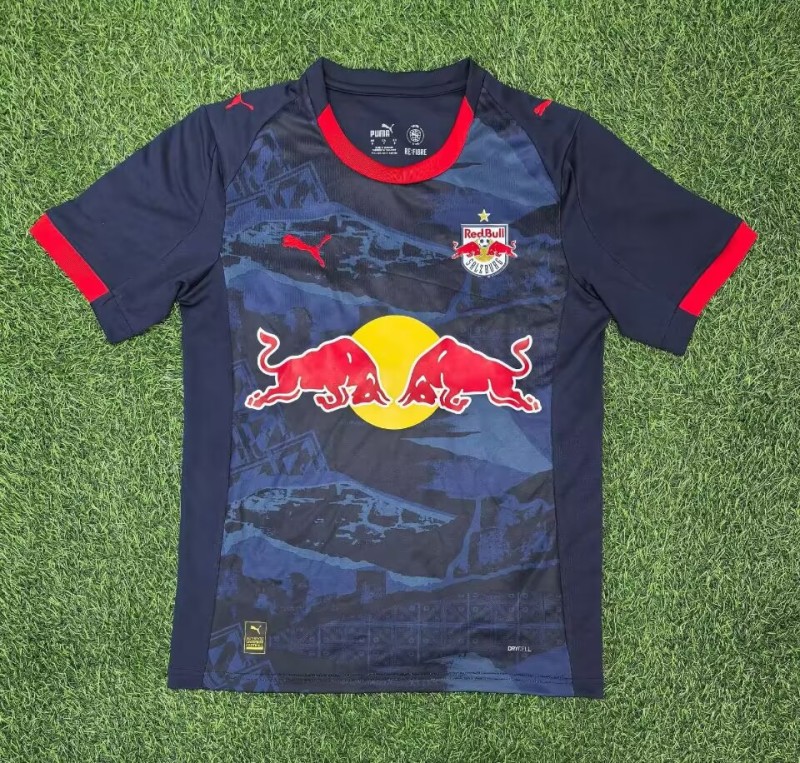 2025-26 Mens Red Bull Bragantino away  soccer jersey (布拉甘红牛)