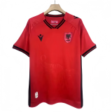 2025-26 Mens  Albania red home Soccer Jersey