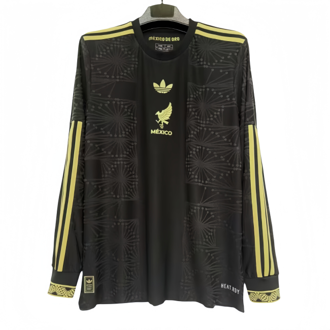 2025 Mens Mexico Special Player Edition Long Sleeve Soccer Jersey