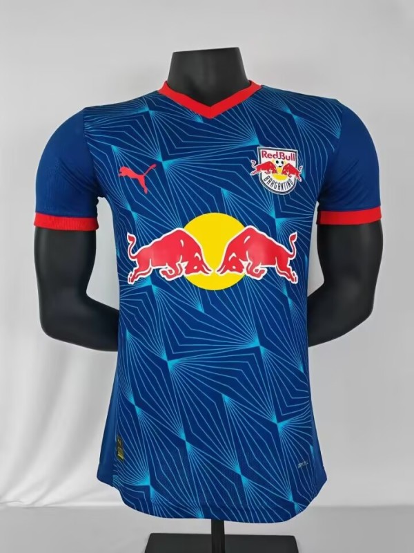 2025/26 Mens  Red Bull Bragantino blue Player version  soccer jersey (布拉甘红牛)