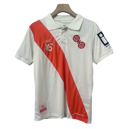 2025 Mens Mainz 05 white 120th anniversary  edition Soccer Jersey