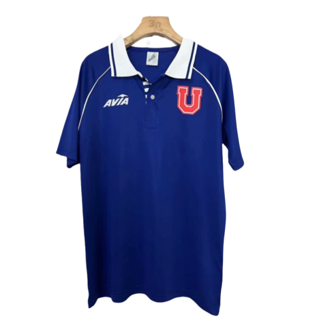 1993 Mens Universidad De Chile blue Home Retro Soccer Jersey