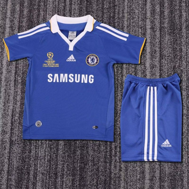 2007-08 Kids Retro Chelsea blue  Home Soccer Jersey